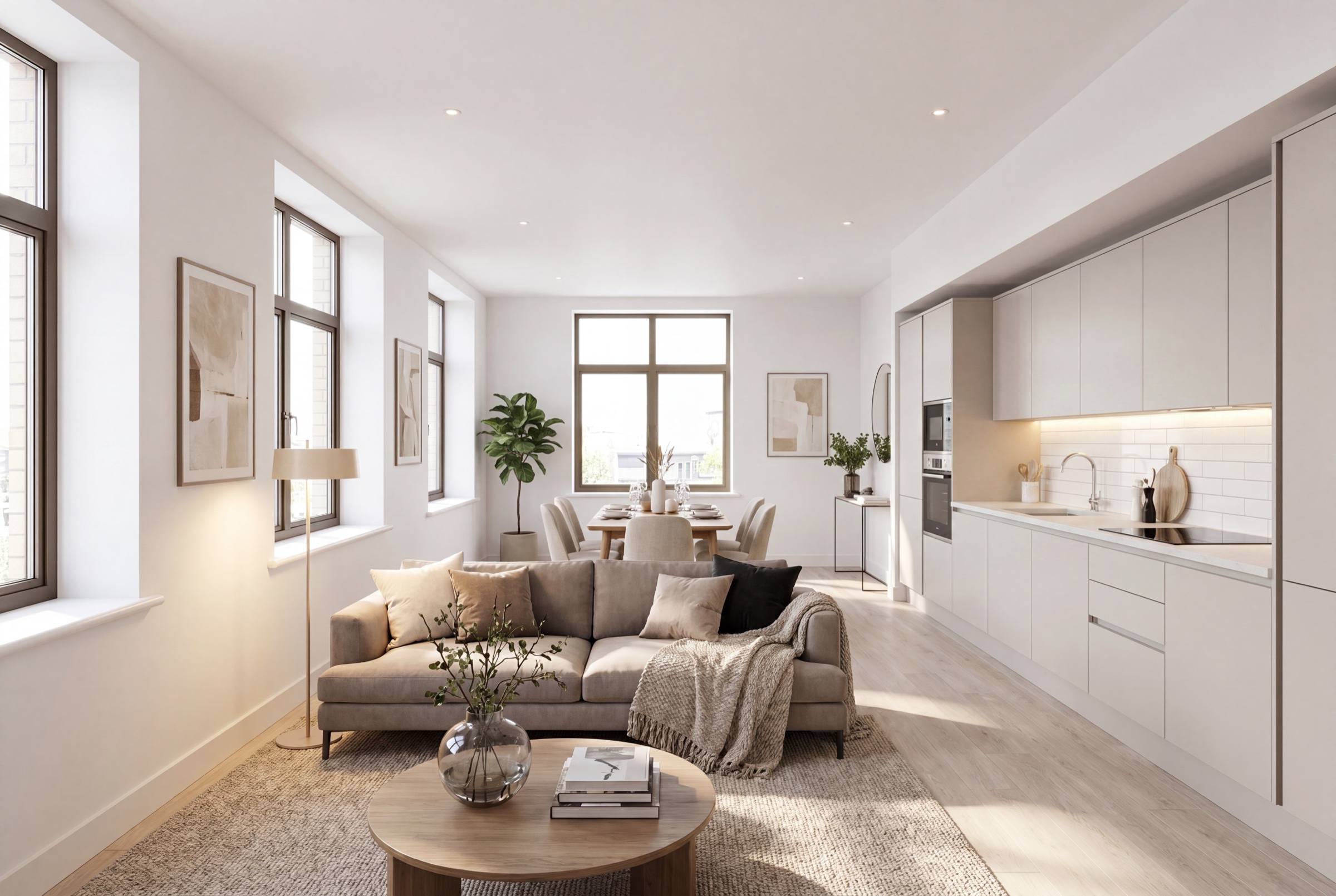 A two-bedroom apartment at Imperial Exchange